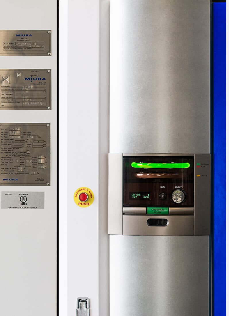 Easy one-button start-up, coupled with a user-friendly interface equals smooth operation.