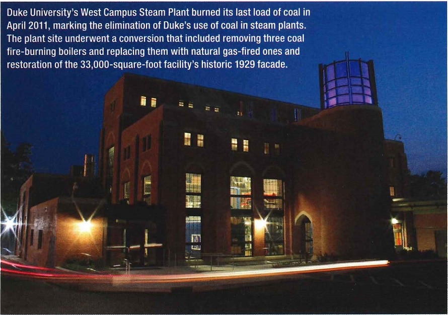 Duke University Plants Blow Off Steam With Natural Gas