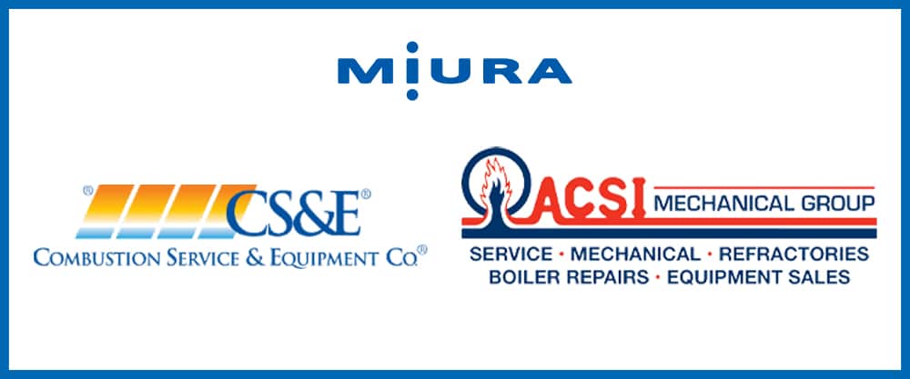 Miura Expands Representative Network with Two New Partners: Combustion Service & Equipment Co. and ACSI Mechanical Group