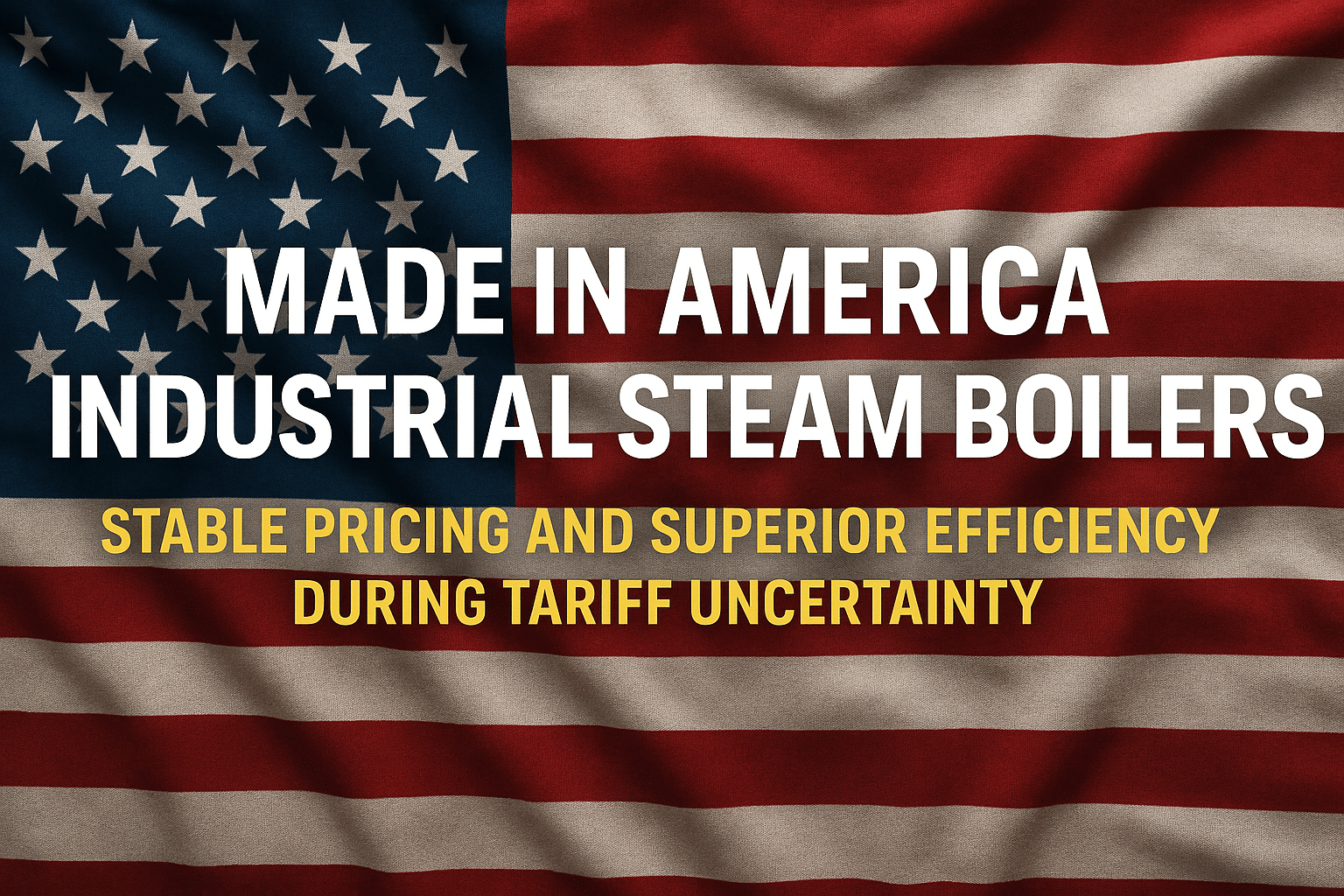 Made in America Industrial Steam Boilers: Stable Pricing and Superior Efficiency During Tariff Uncertainty